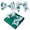 ST Patricks Day Shamrock Ribbon Clover Satin Wired Edge Ribbon (2-1/2" x 5.5 Yards)